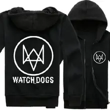 Аниме фильм Часы Собаки Косплей Костюм Европейская игра Aiden Герой Одежда Куртка пальто толстовка