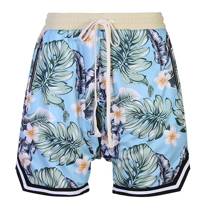 Шорты мужские летние модные цветочные мужские хлопковые шорты в повседневном стиле мешковатые винтажные шорты пляжные шорты длиной до колен 2xl-6xl 7xl 8xl хип-хоп