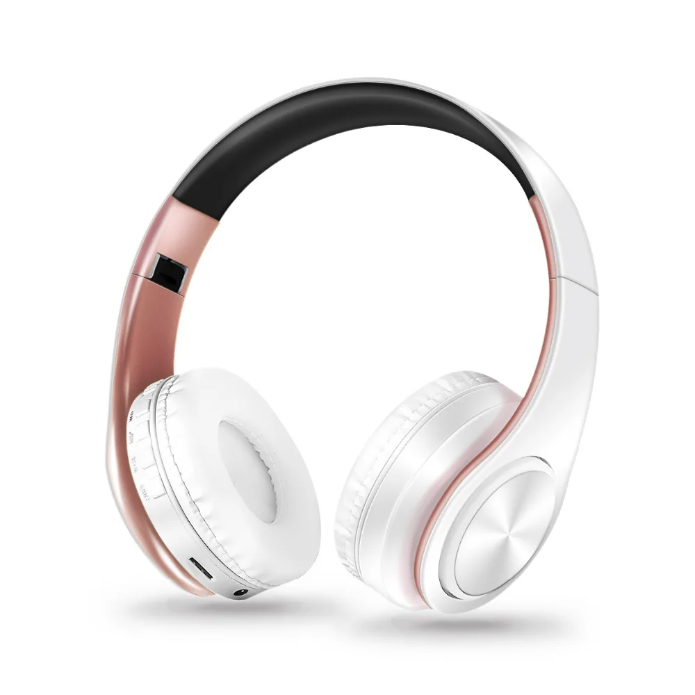 TOPROAD Wireless Bluetooth Headphones Foldable Stereo Headset Music Earphone with Microphone Support TF Card FM Radio AUX