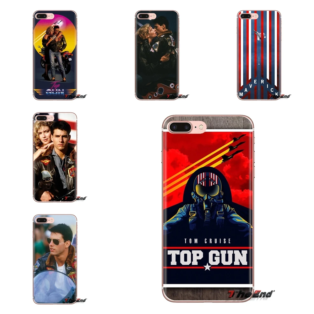 Прозрачные чехлы из ТПУ для iPod Touch Apple iPhone 4 4S 5 5S SE 5C 6 6S 7 8 X XR XS Plus MAX Top gun 1987 tom cruise Movie |
