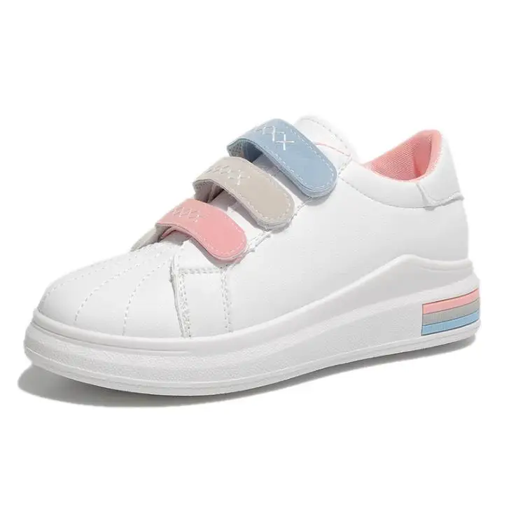 Printemps Épais Des 2019 Plat Chaussures Respirant Marque Mode Nouveau Fond Bleu De Sport Surface Femmes rose Occasionnels Maille OfwBYx