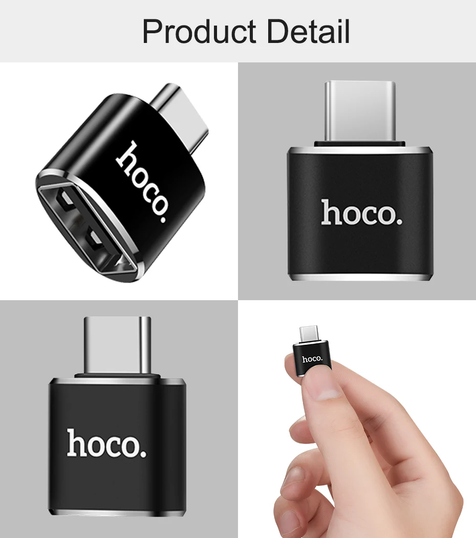 HOCO OTG адаптер usb тип-c мужчин и USB-A женщин конвертер Тип C к USB A для Macbook samsung S8 Nexus 5X6 P Oneplus 3 2