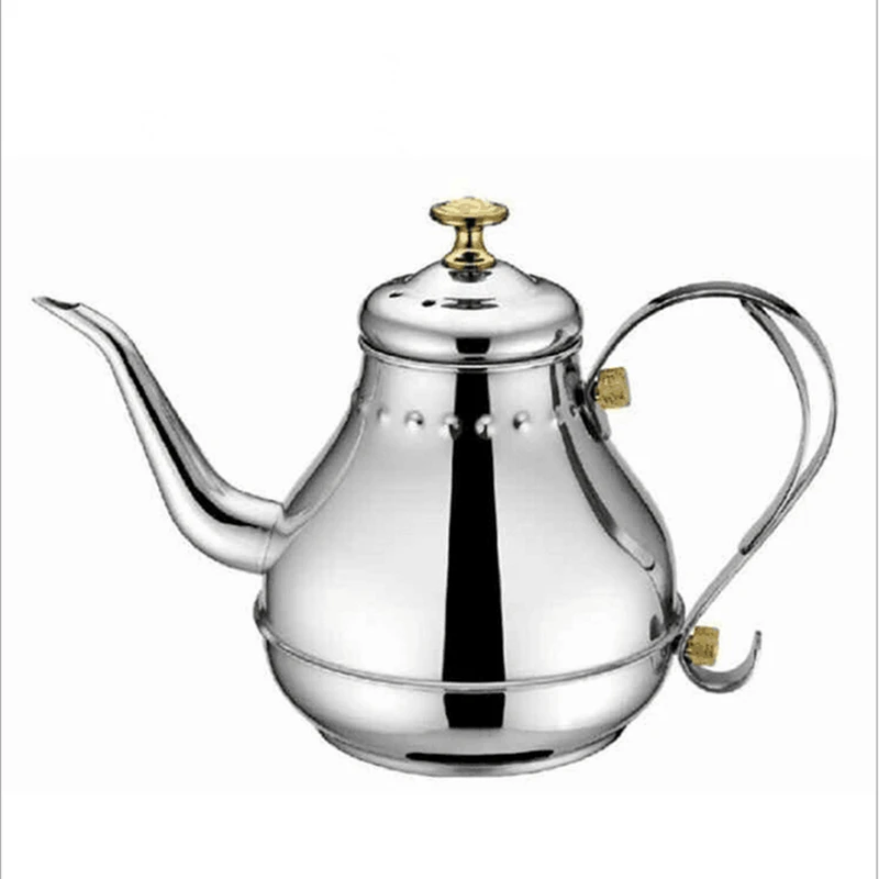 1.2L/1.8L Европейский стиль чайник из нержавеющей стали кофе влагоотделитель Чай холодный заварочный чайник с сетчатым фильтром фильтр тонкий горшок