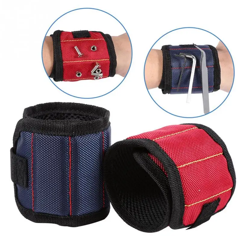 Strong Magnet Wristband Tool Adjustable Wrist Bands For Screws Nails Nuts Bolts Hand Free Drill Bit Holder huismerk kopen in de aanbieding Strong Magnet Wristband Tool Adjustable Wrist Bands For Screws Nails Nuts Bolts Hand Free Drill Bit Holder huismerk kopen in de aanbieding