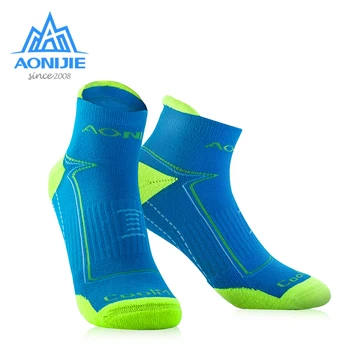 

AONIJIE E4090 Outdoor Sports Running Athletic Performance Tab Training Cushion Quarter Compression Socks Heel Shield Cycling
