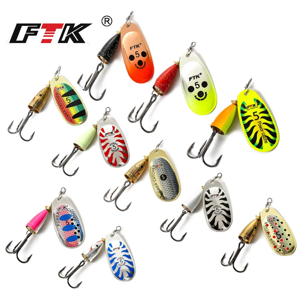 FTK Mepps Spoon Spinner Bait Artificial Bait Long Cast Carp Fishing