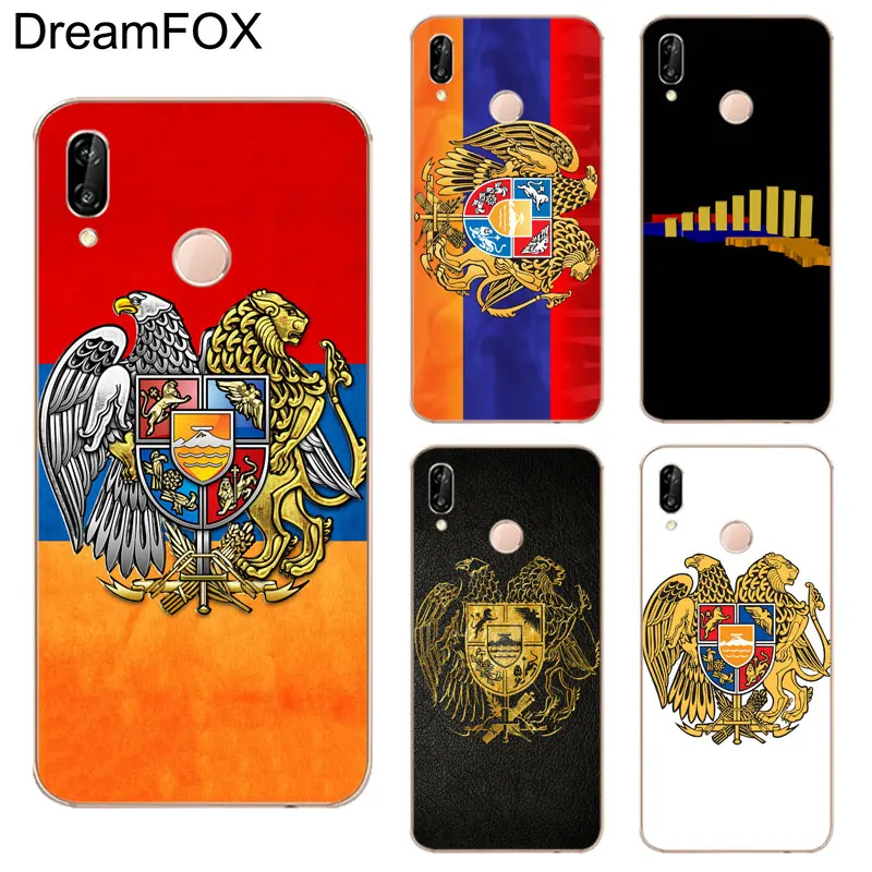 DREAMFOX K021 армянская символы логотип Мягкие TPU силиконовый чехол для huawei Honor 6A 6C 7X9 10