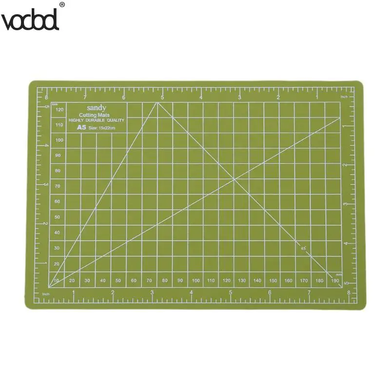 VODOOL A5 коврики для резки размер стойких ПВХ Материал самовосстановления 15x22 см прижимная подушка для обрезки для офиса и школы резка синий
