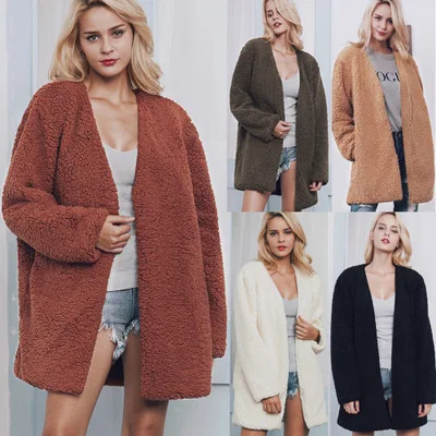 

New Fashion V-neck Long Coat MT0871