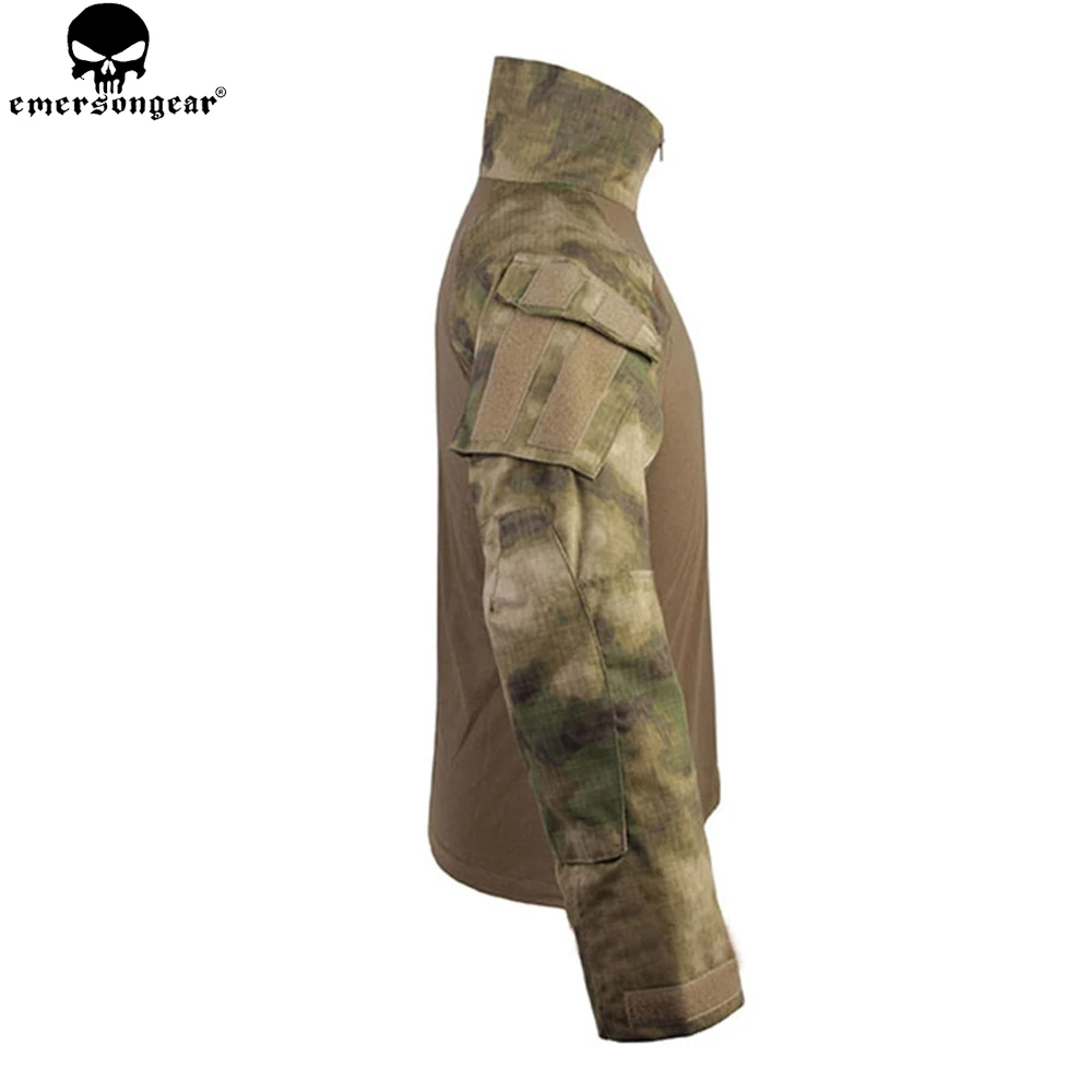 Мужские брюки для охоты EMERSONGEAR камуфляжные с наколенниками рубашка камуфляжным