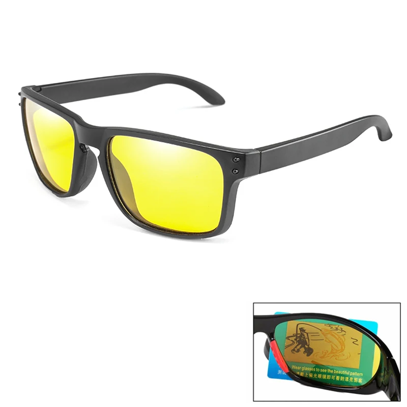 Солнцезащитные очки унисекс поляризованные очки ночного видения мужские желтые линзы ретро солнцезащитные очки для женщин безопасные солнцезащитные очки для вождения UV400