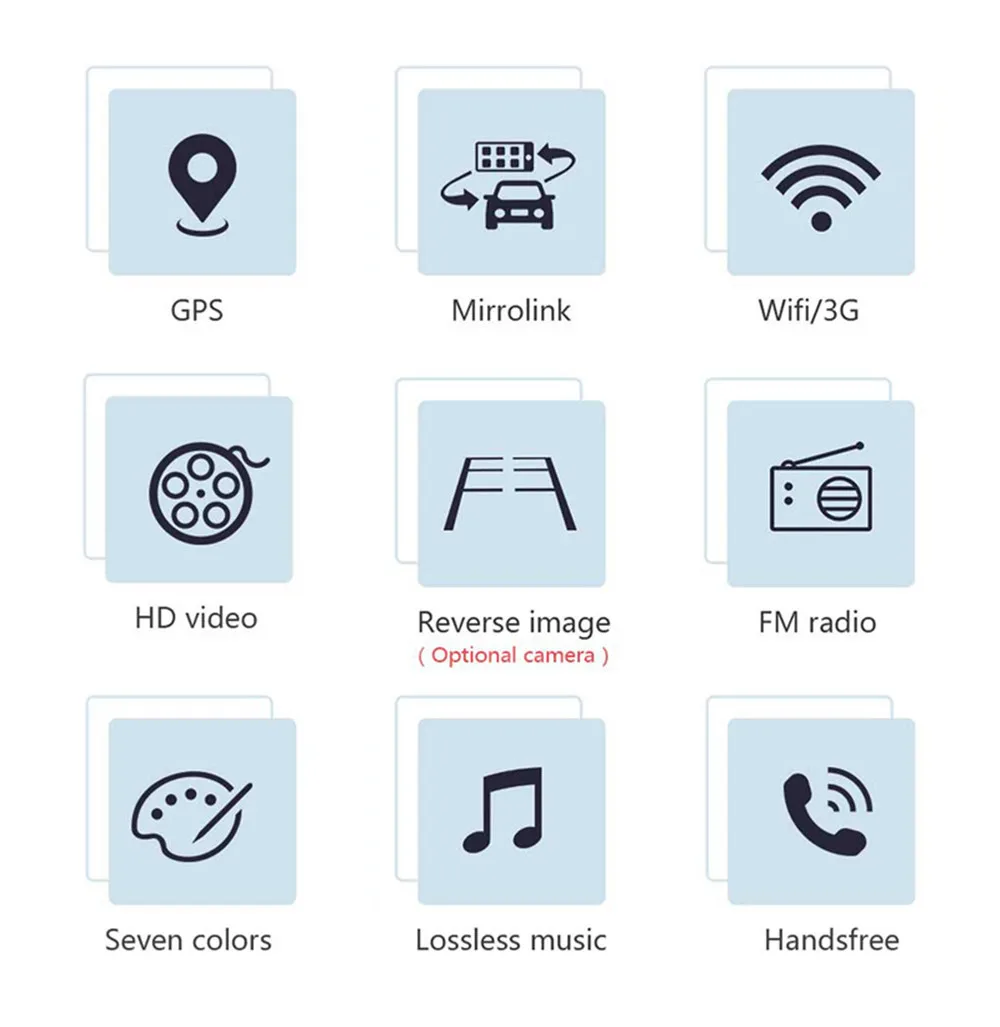 Android 8,1 2 Din coche Radio MP5 Player 7 \