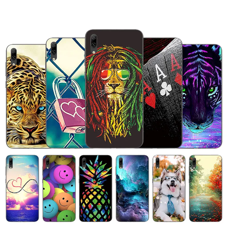 Мягкий ТПУ Для Huawei Enjoy 9 Smile дизайн прозрачный чехол для телефона 6 26 &quotдля Coque