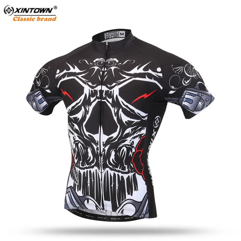 skeleton bike jersey
