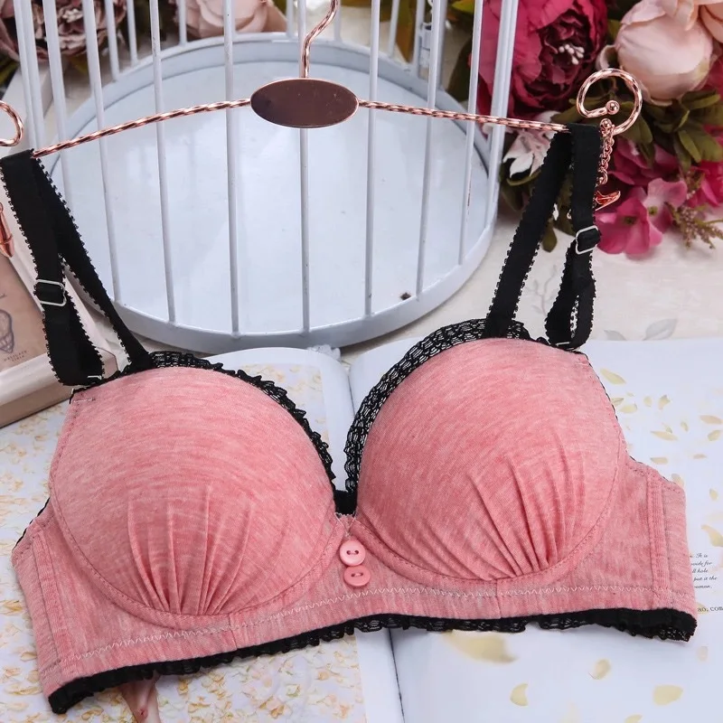 B Cup Quality Girl Students Cotton Training Bras Young Girl Breathable