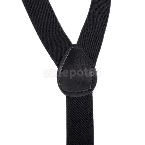 Новинка 2014 г. Фирменная Новинка ElastiClip-on Bracesc Y-back Suspender 37x1 дюймов-черный