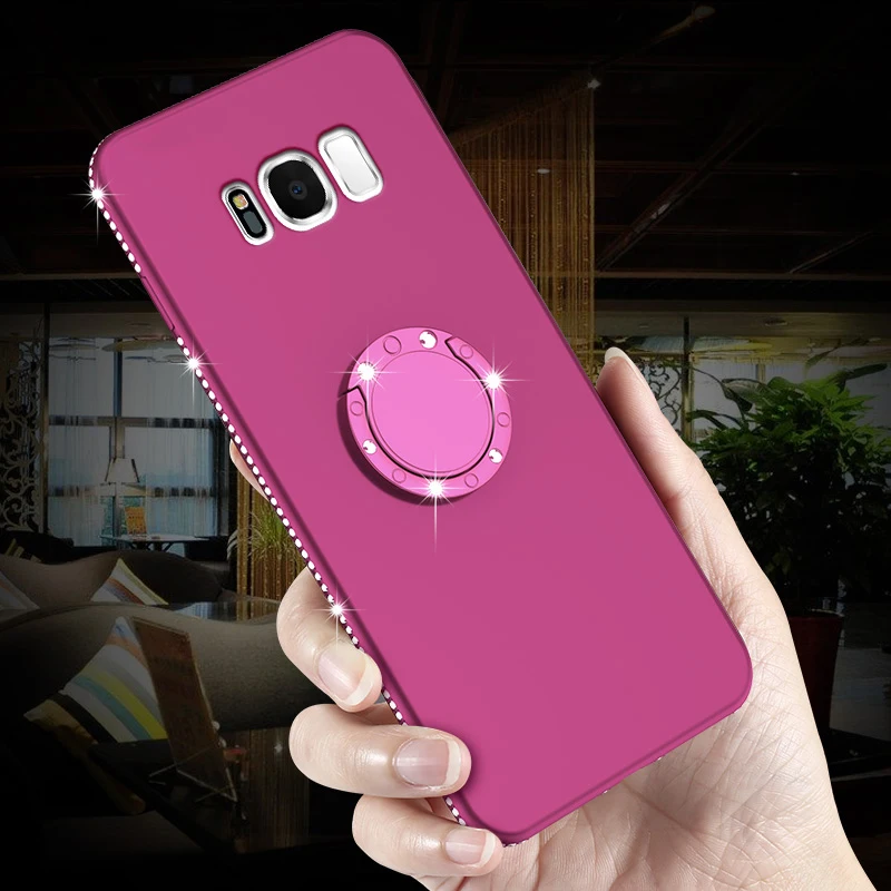 

Bling Diamond Silicone Case For Samsung galaxy A6 A8 2018 S8 S9 Plus Note 9 8 S7 Edge A3 J3 J5 J7 2017 2016 Soft Rhinestone Case
