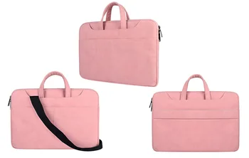 

Laptop Shoulder Bag Water-Resistant with Handles and Shoulder Strap Extra Pocket Messenger Computer Bag for office men