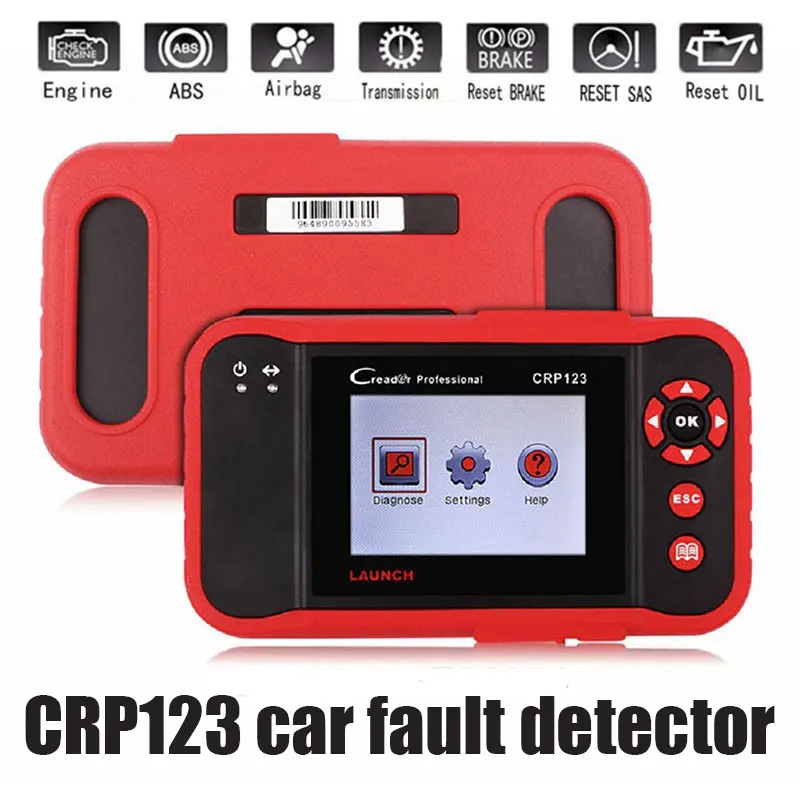 X431 CRP123 OBD2 Automotive Scanner ABS SRS Airbag Transmission Engine Car Diagnostic Tool OBDII Code Reader Scanner
