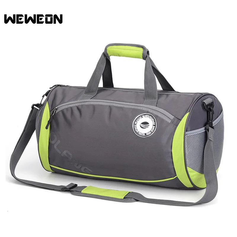 New Large Cylinder Gym Bag for Women and Men Portable Fitness