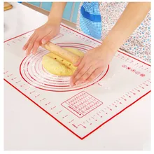 Разные размеры антипригарный силиконовый коврик для выпечки коврик для замеса раскатки теста коврик для выпечки вкладыш термостойкий Коврик для муки коврик для приготовления пищи
