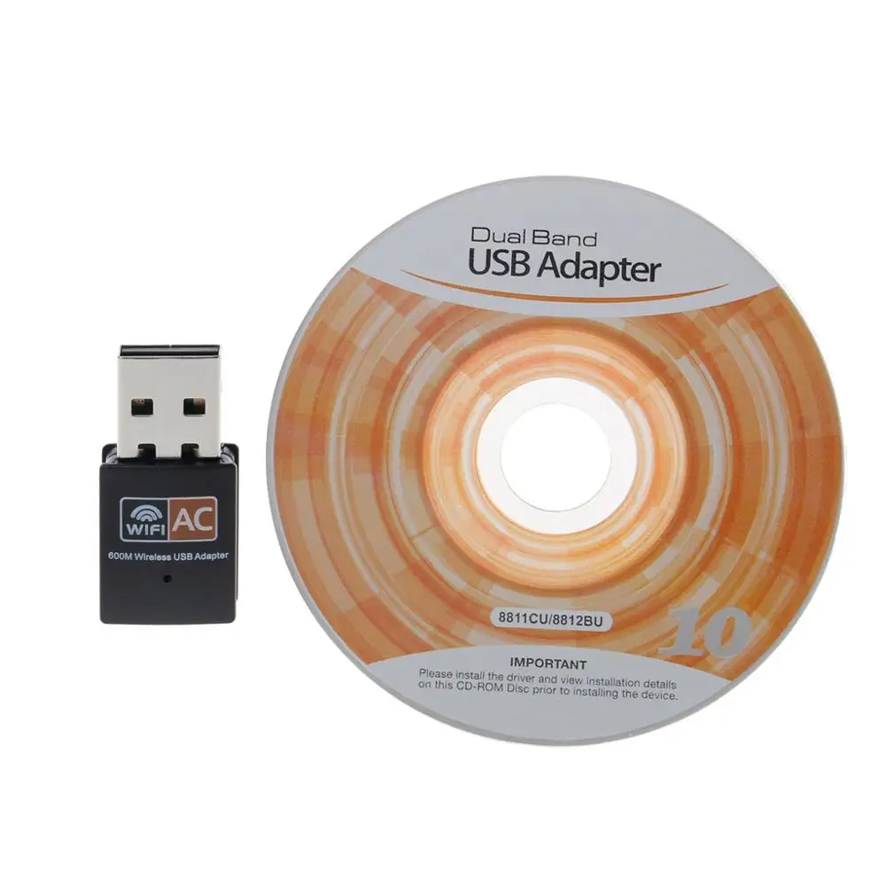 Беспроводной 600 Мбит/с USB wifi адаптер AC600 2 4 ГГц 5 WiFi Антенна ПК Мини компьютер