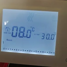 Беспроводной сенсорный экран программируемый газовый котел термостат