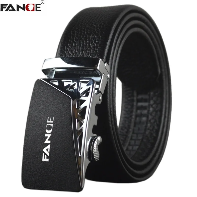 

FANGE men belt leather belt men automatic buckle high quality male Fashion designer jeans chain stretch luxury brand FG2502