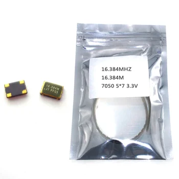 

10pcs SMD 5070 active crystal oscillator OSC 16.384MHZ 16.384M 7050 5*7 3.3V 25PPM