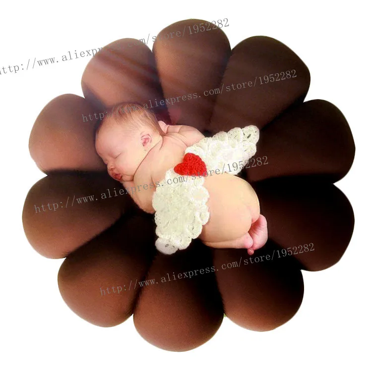 Новорожденный цветок для фотографии позирует реквизит для ребенка подушка для детской фотографии фон Poser Подушка "пончик" 60*60 см
