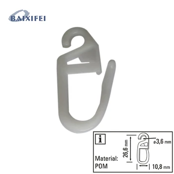 

100 Pcs Pleating hooks 3.6mm,Curtain Accessories