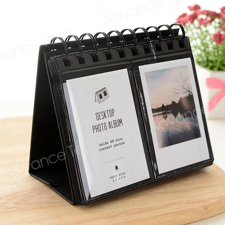 68 Pockets Polyester Instant Photo Album Picture Case for Fujifilm Instax Mini Film for credit card size book