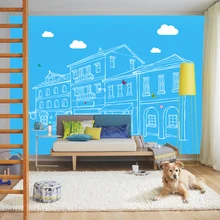 Стираемый рисунок граффити сообщение памятка белая доска бумага детская игрушка подарок съемный домашний офис школа Декор наклейки на стену