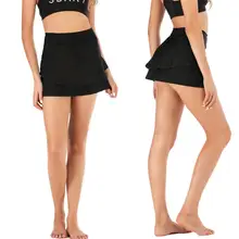 Женская летняя пляжная одежда, высокая талия, юбка для плавания, для девушек, сексуальное бикини, нижняя часть, одежда для плавания, трусы для плавания, костюм для, Горячая Мода