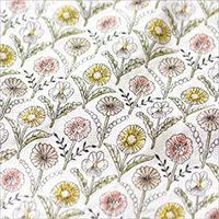 Me-dusa нейлон, хлопок Активный цифровой печати ткань японский и корейский Ретро хризантемы цветочный принт платье печатная ткань - Цвет: color 2