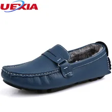 Big Size 47Winter Cotton Men Casual Fashion High High-top F ats Shoes Warm Fur&Plush Comfortable Leisure Loafers Driving Shoes