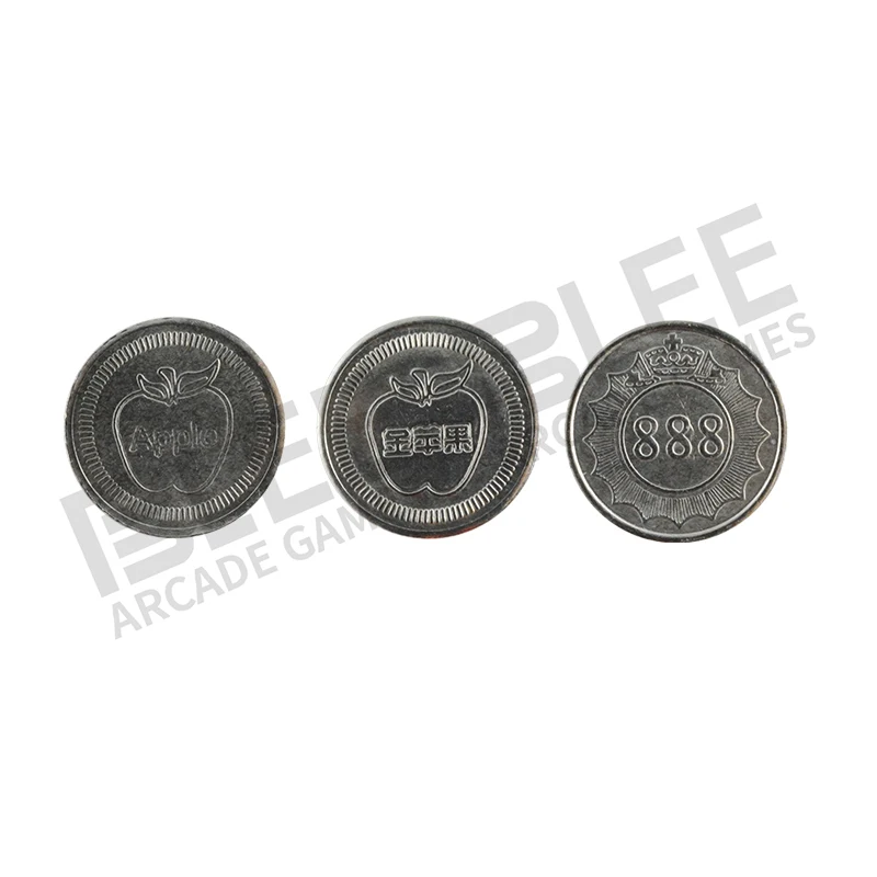 100 шт Диаметр 25 толщина 1,85 мм игровой жетон из нержавеющей стали аркадный жетон игра монета для монетоприемника игровой автомат аксессуары
