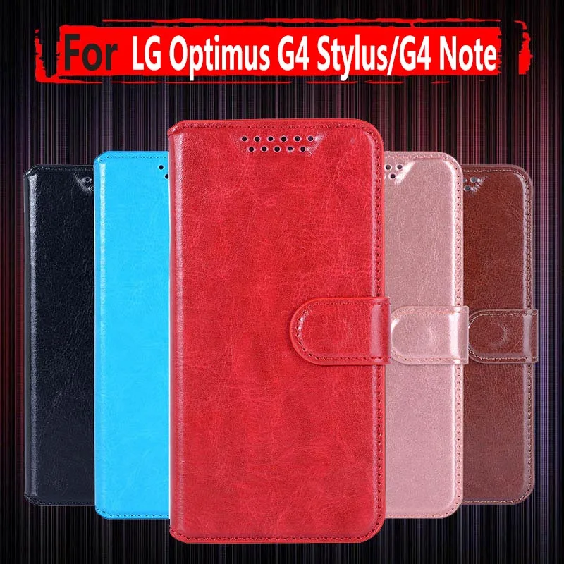 

Flip PU Leather Phone Cases For LG Optimus G4 Stylus LS770 G4 Note 4G H630 G Stylo H634 H635 H540F Case Wallets For LG G4 Note