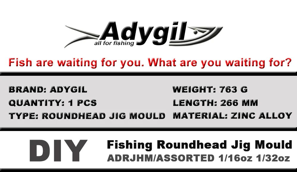 Adygil DIY рыболовные круглоголовые джига плесени adrjhm/разные комбо 1/16 унций(1,75 г), 1/32 унции)(0,875g) в комплексе 8seasons стаканчики для минеральных водов