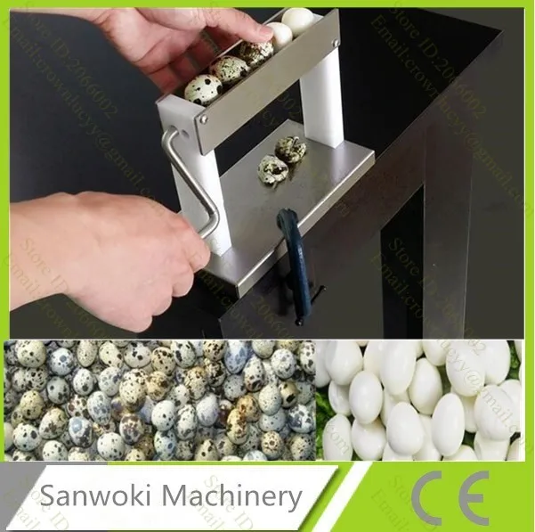 

Household manual Quail eggs shelling machine; egg processing machine