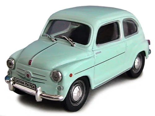 1/43 советская модель сплава автомобиля ZASTAVA 750 классическая модель украшения автомобиля Модель