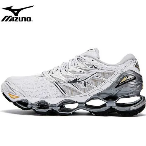

Original Mizuno Wave PROPHECY 7 Professional Women Shoes Running Shoes Sport Sneakers Weightlifting Shoes WHITE Stable Sports