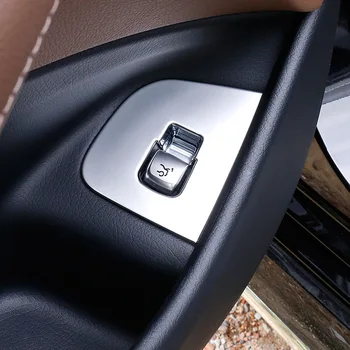 

ABS Matte For Mercedes Benz E Class 2016 2017 2018 Car Tail door Button panel Trim Cover car styling Accessories 1pcs