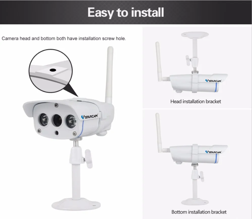 VStarcam C16S IP камера 1080M 2MP Беспроводная IR-Cut Wifi веб-камера CCTV наружная IP67 Surveilliance камера безопасности Видео видимая TF