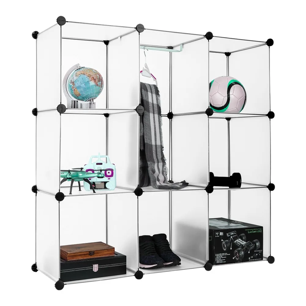 Finether 9 куб Блокировка модульный органайзер для хранения стеллажная система шкаф