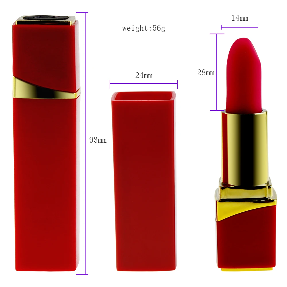 Mini Discreet Lipstick Vibrator Clitoris Stimulator Electric Vibrating Jump Egg Waterproof Bullet Massage Sex Toy For Women