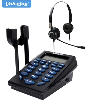 

Call Center Noise Cancellation binaural Headset Telephone Backlight Dial Key Pad with PC Recording function,RJ9 Plug headset