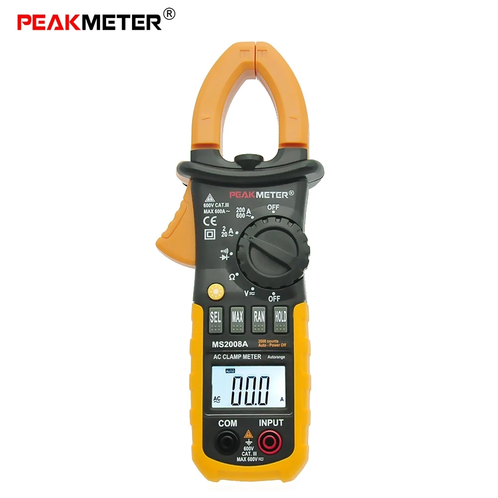 Buy PEAKMETER MS2008A Clamp Meter Digital Clamp Meters