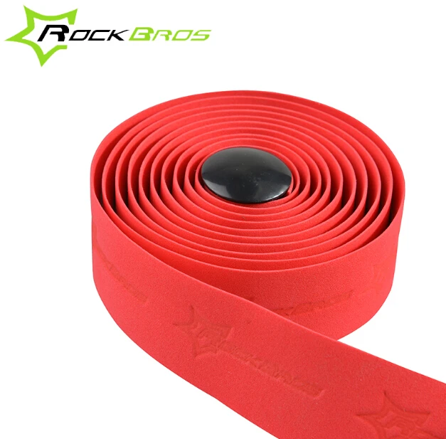 ROCKBROS Cycling Road Bike Sports Cork EVA Handlebar Tape 2 Bar plug Bike Bicycle Hand Bar