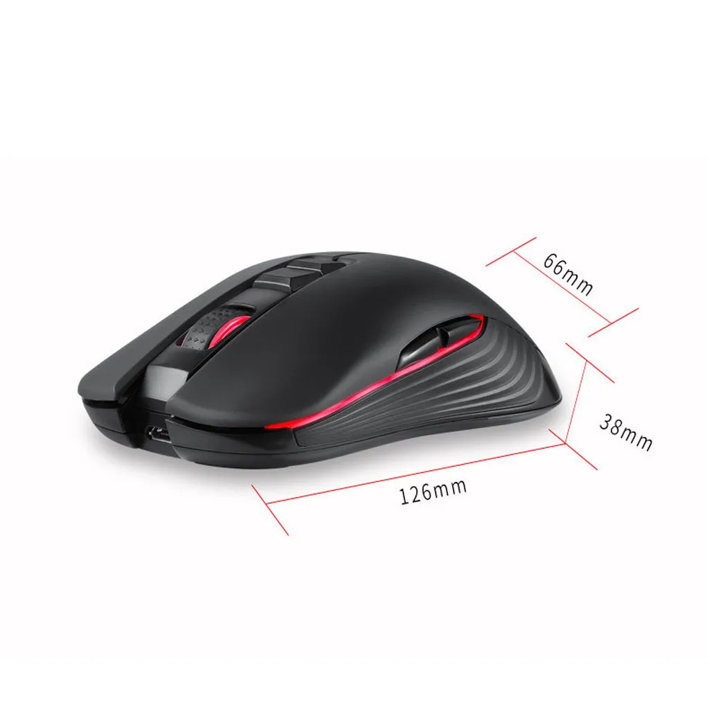 M600 2,4G Беспроводная перезаряжаемая игровая мышь 7 кнопок портативная Бесшумная мышь для ноутбука геймерские мыши для компьютера Настольный Ноутбук для ПК